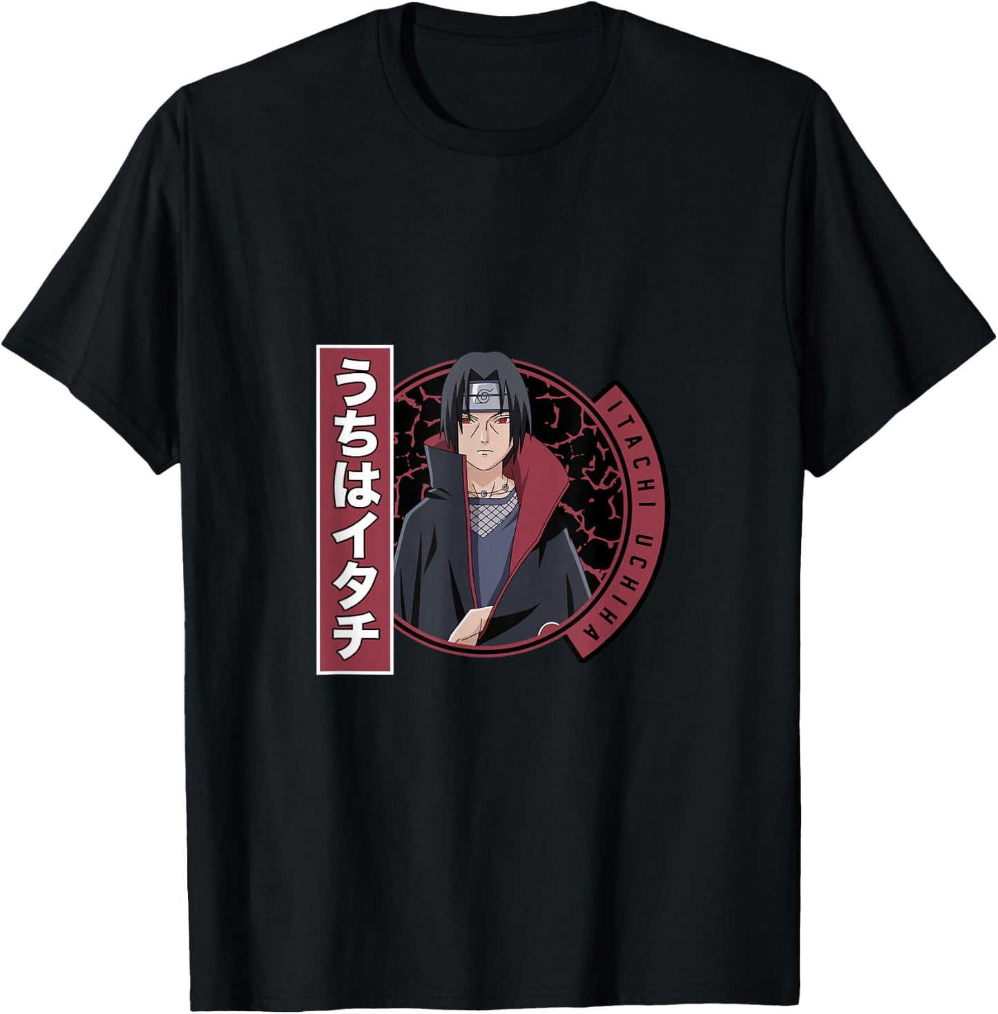 Naruto Shippuden Itachi Uchiha T-Shirt - T-Shirt | Black