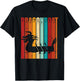 Dragon boat racing dragon boat retro paddling design T-Shirt - T-Shirt | Black