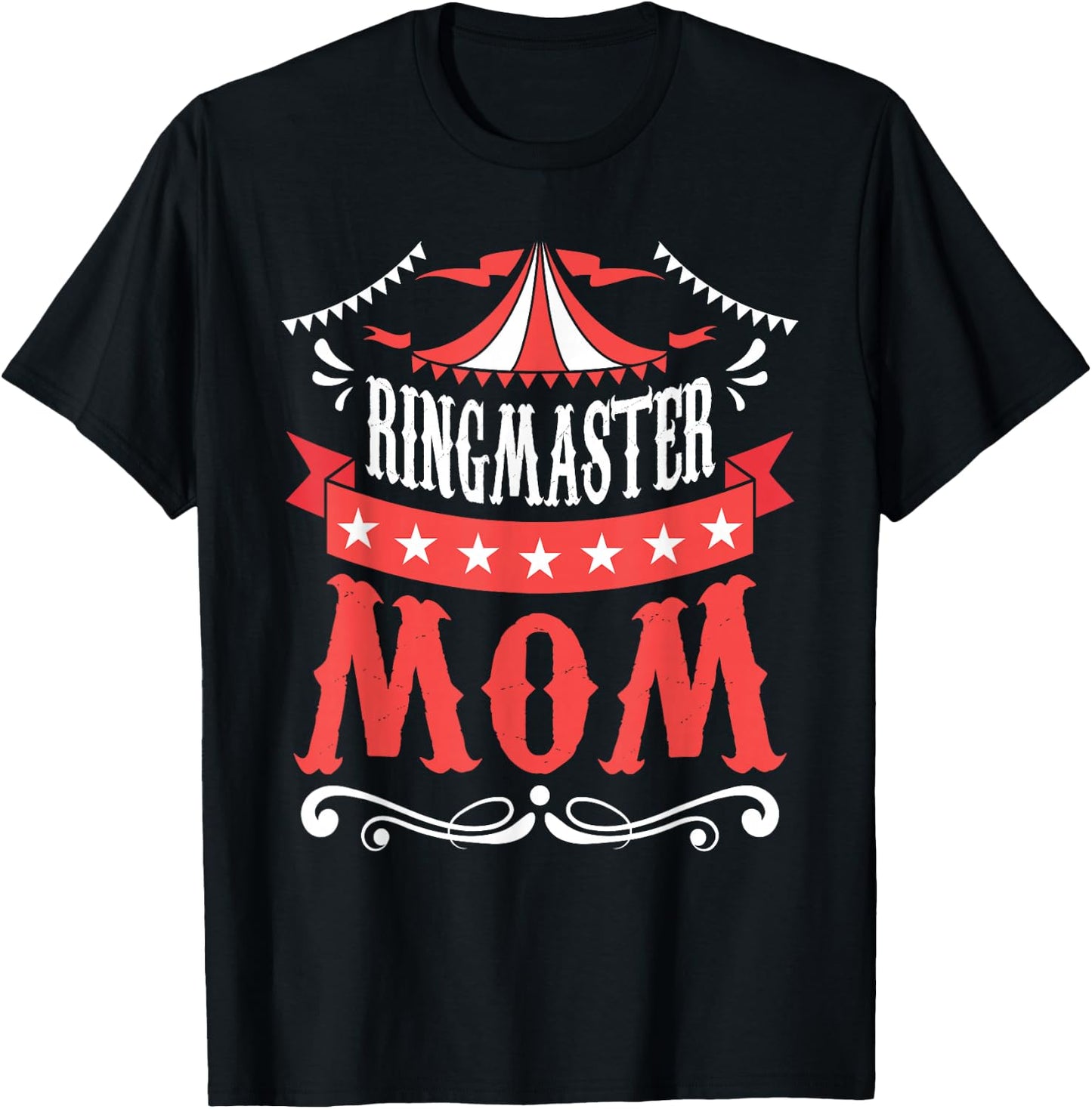 Ringmaster Mom - Circus Birthday Party Circus Costume T-Shirt - T-Shirt | Black