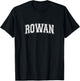 Plain Style Personalised Name Classic Rowan T-Shirt - T-Shirt | Black