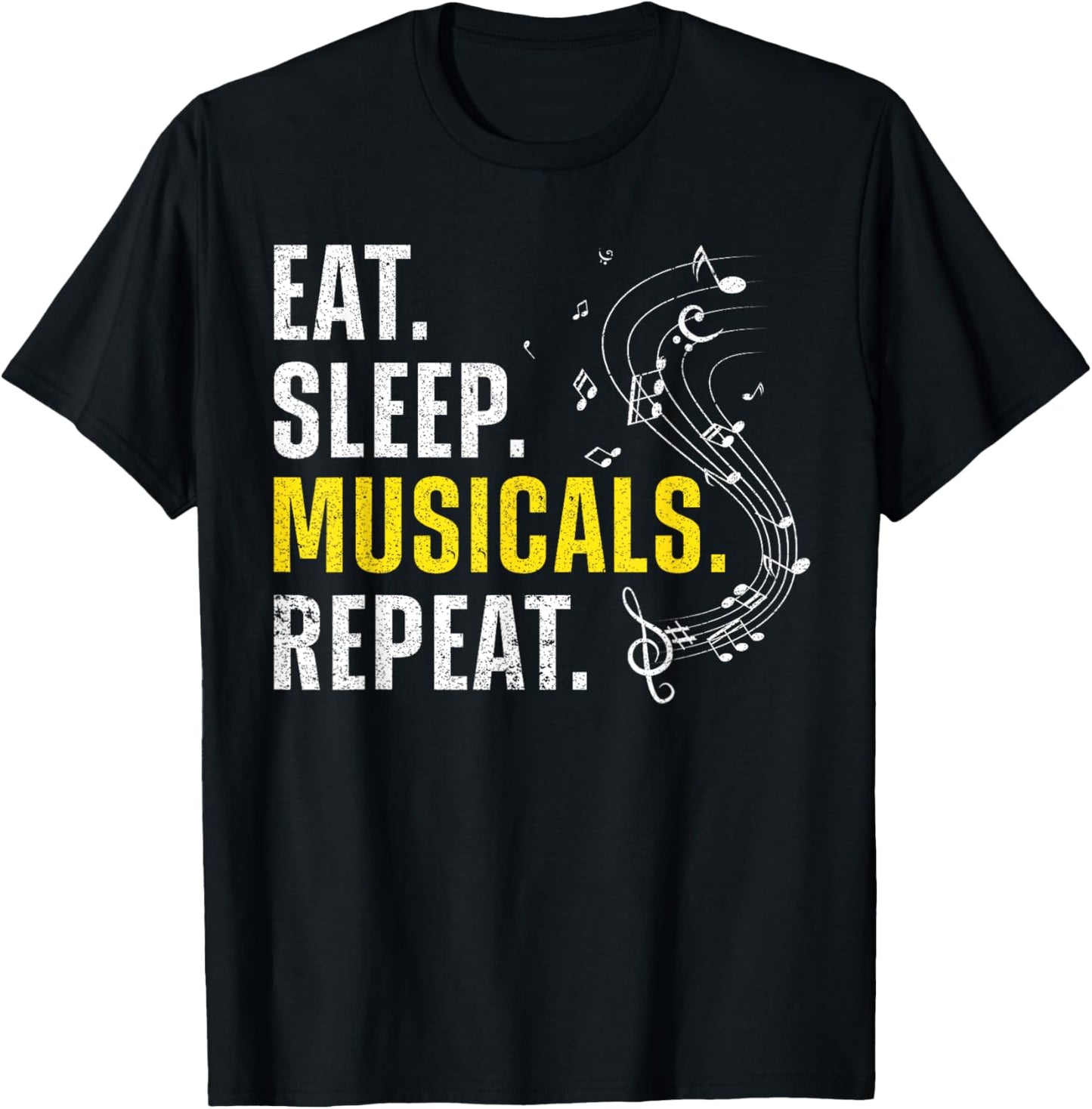 Cool Musical Design Women Broadway Musical Theatre T-Shirt - T-Shirt | Black