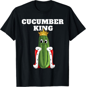 Gurkenkönig | Men's Cucumber | Boys Cucumber T-Shirt - T-Shirt | Black