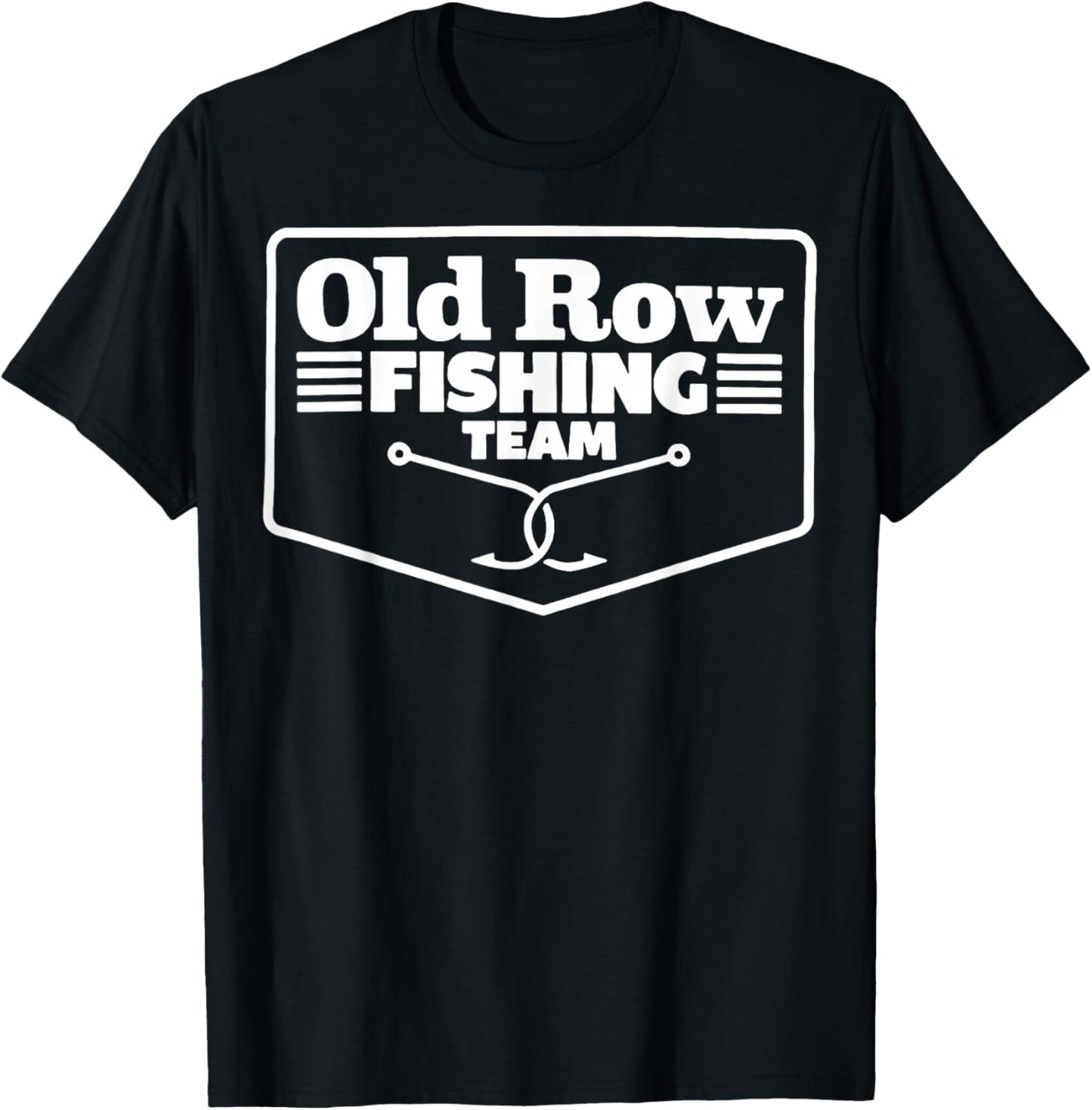 Old Row Fishing Team Funny Women T-Shirt - T-Shirt | Black