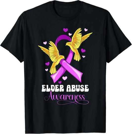 Elder Abuse Awareness T-Shirt - T-Shirt | Black