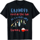 Grandpa Fishing First Birthday O-fish-ally One 1st Bday T-Shirt - T-Shirt | Black