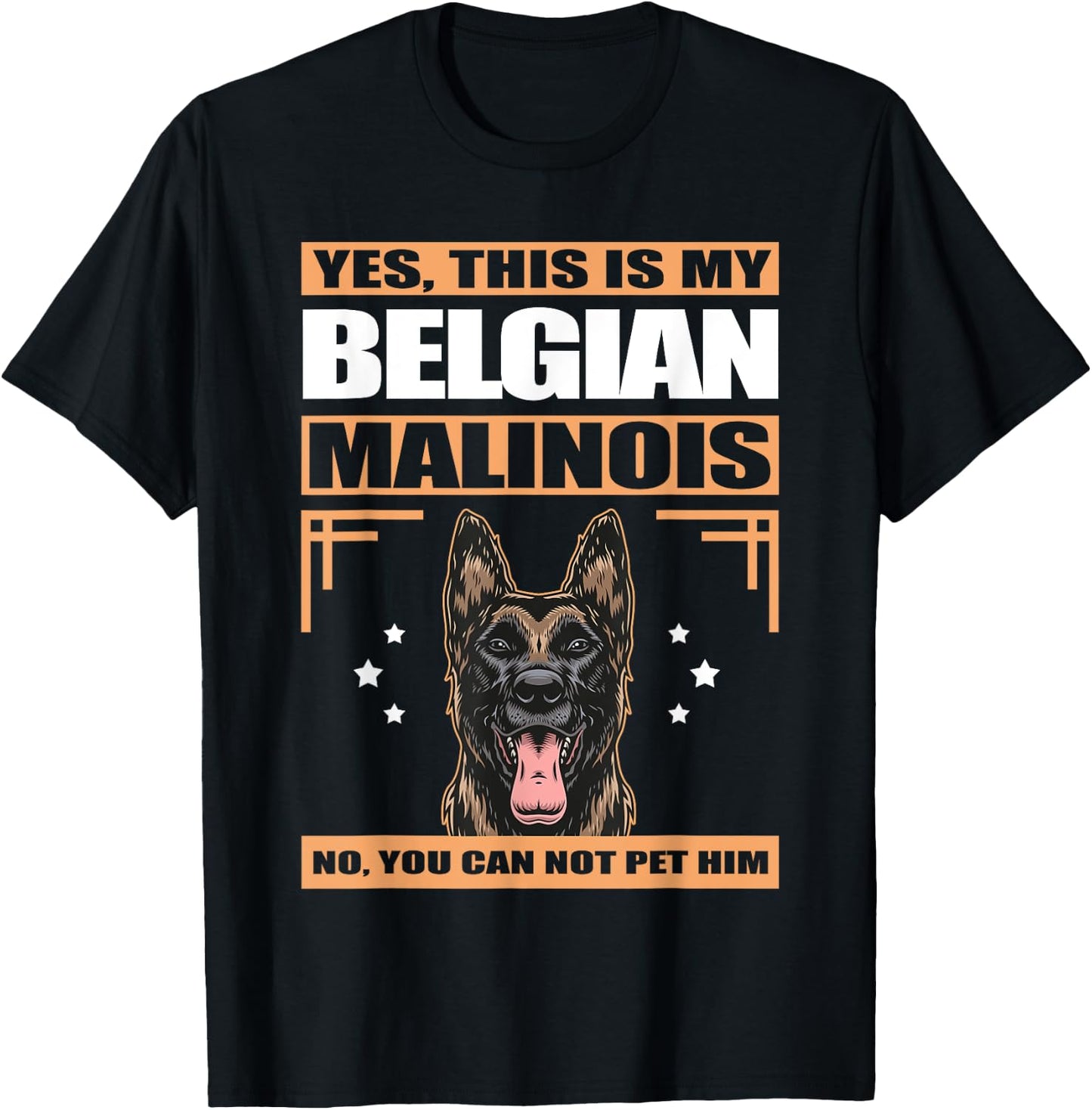 Malinois Dog Owner This Is My Belgian Malinois Men Women T-Shirt - T-Shirt | Black