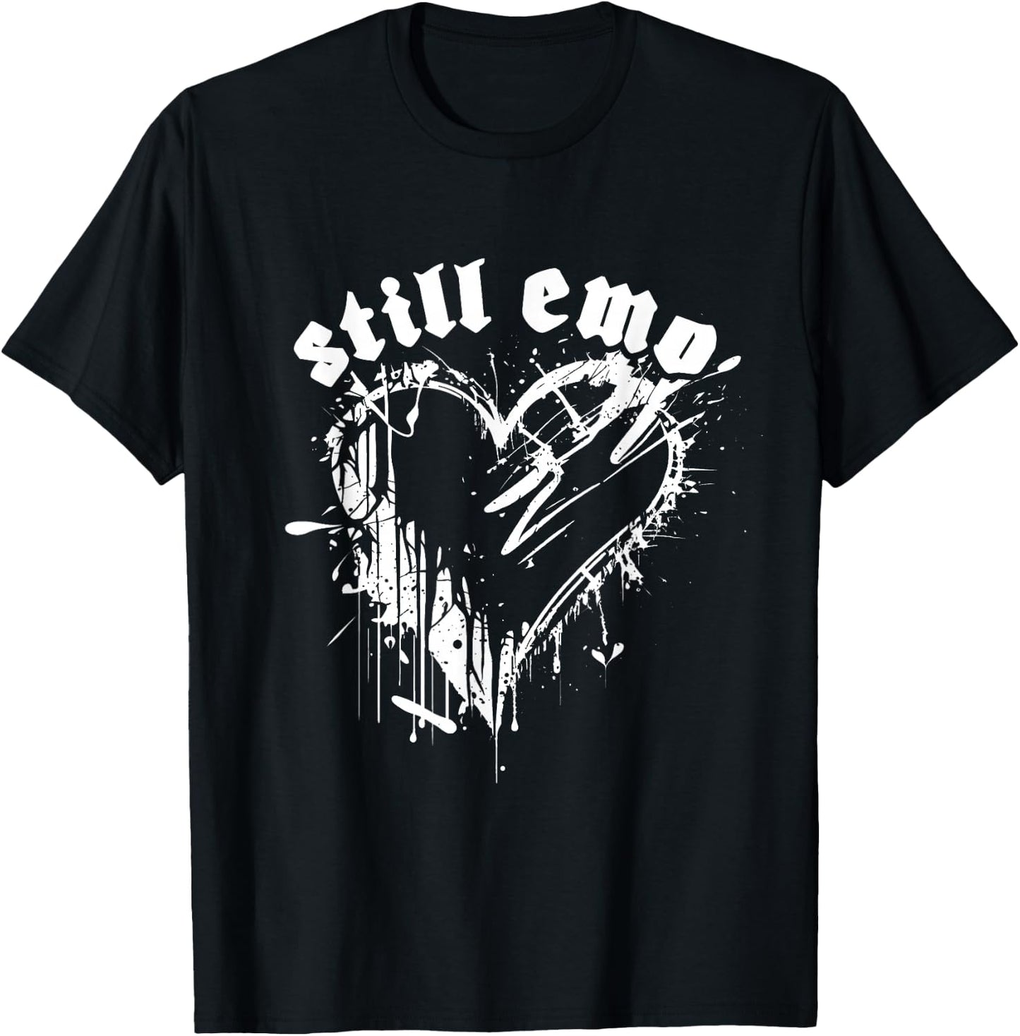 Emo Rock Still Emo y2k 2000s Ska Pop Punk Band Music T-Shirt - T-Shirt | Black