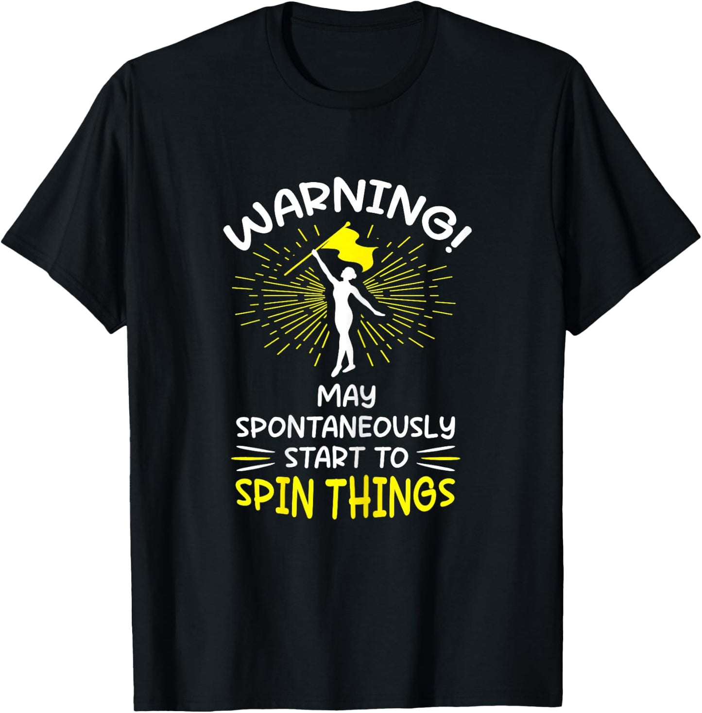 Colorguard Funny Marching Band Gymnastics Dance T-Shirt - T-Shirt | Black