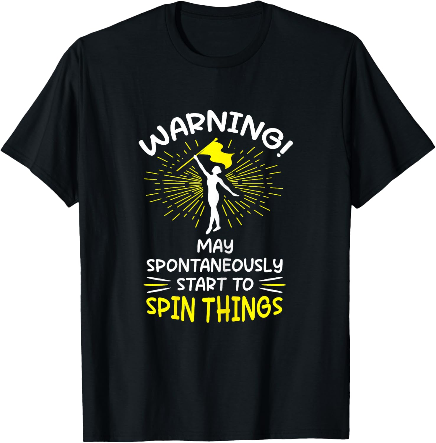 Colorguard Funny Marching Band Gymnastics Dance T-Shirt - T-Shirt | Black