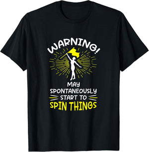 Colorguard Funny Marching Band Gymnastics Dance T-Shirt - T-Shirt | Black