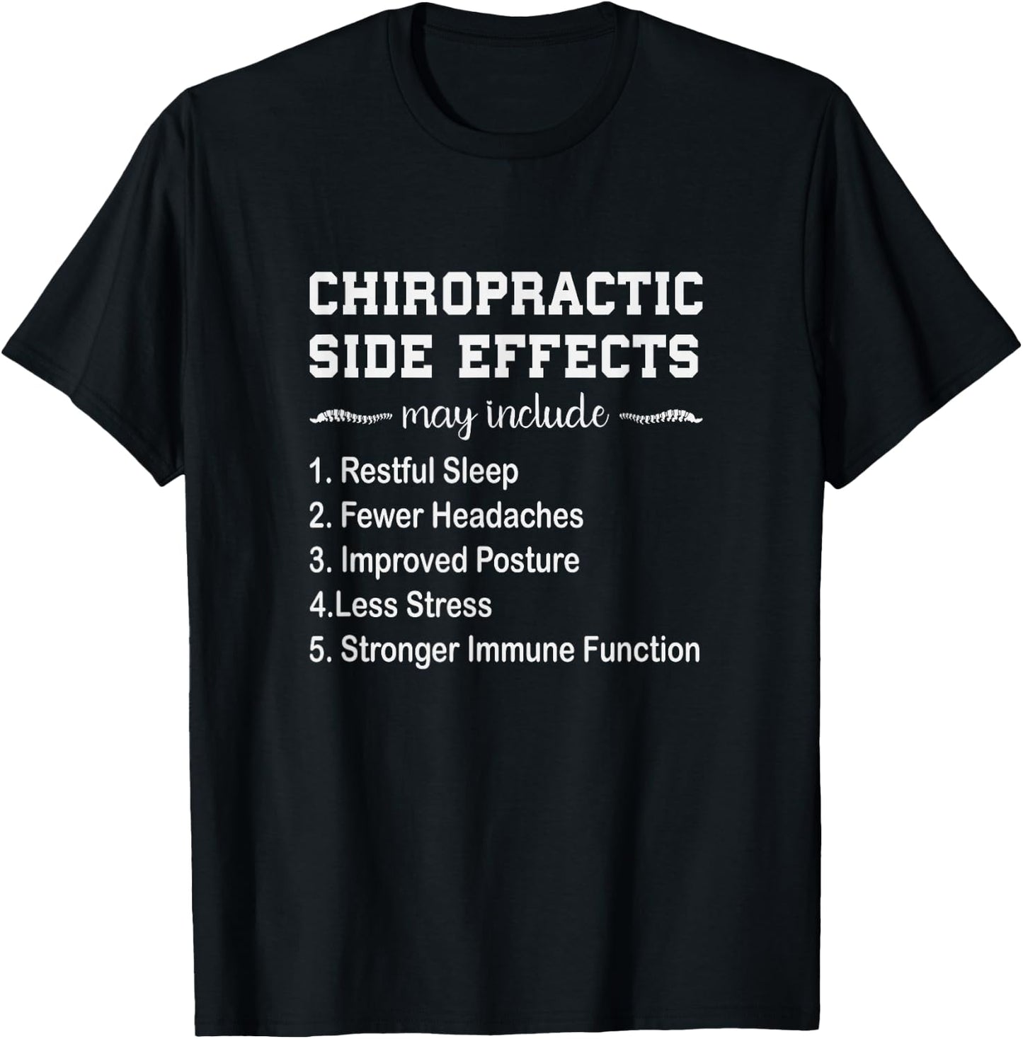 Funny Chiropractic Saying Patriotic Doctor of Chiropractic T-Shirt - T-Shirt | Black