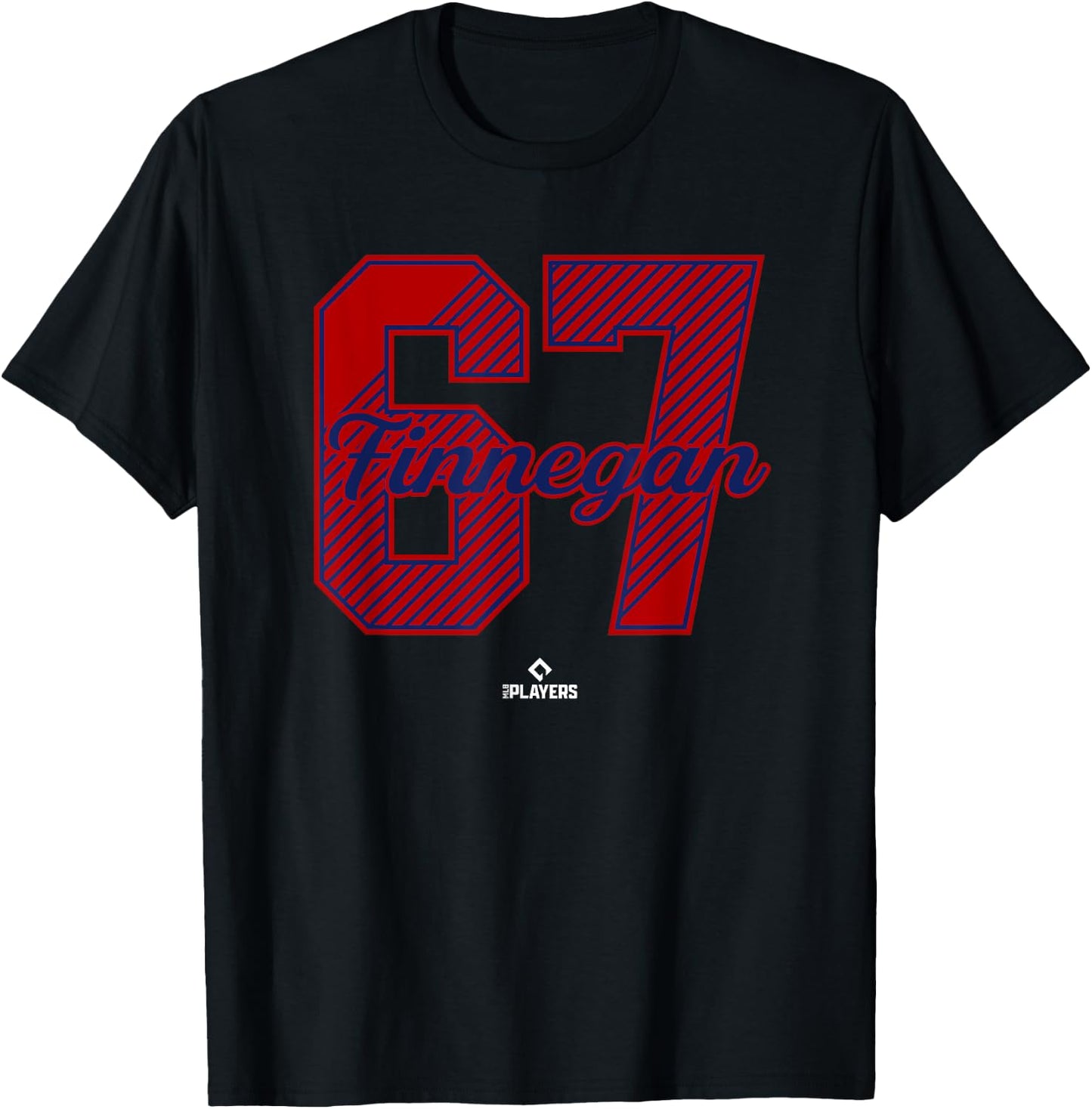 Kyle Finnegan 67 Washington MLBPA T-Shirt - T-Shirt | Black