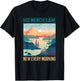 His Mercies Are New Every Morning Bible Verse Christian T-Shirt - T-Shirt | Black