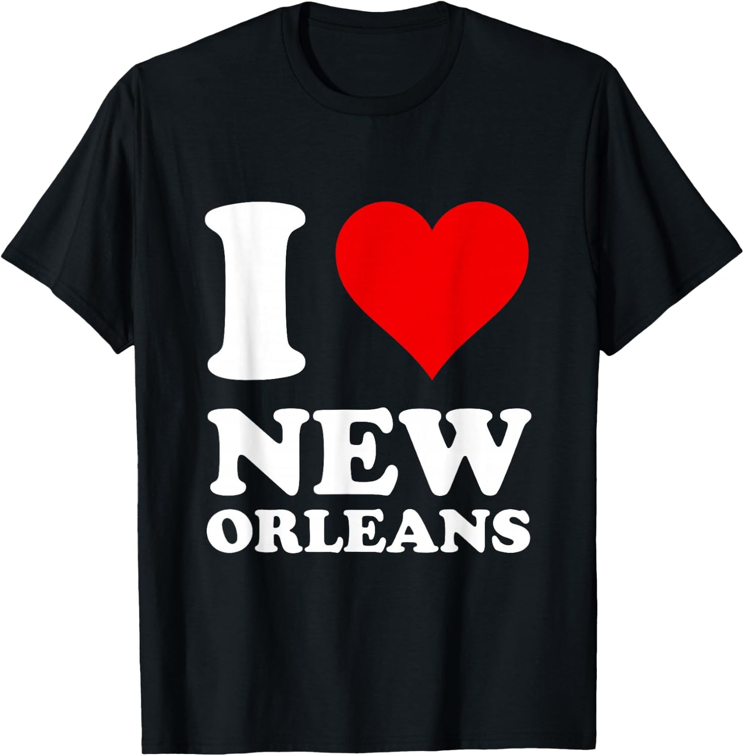 I Love New Orleans T-Shirt - T-Shirt | Black