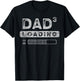 Expecting Dad 3, Dad To Be, Future Daddy, 3rd Time Father T-Shirt - T-Shirt | Black