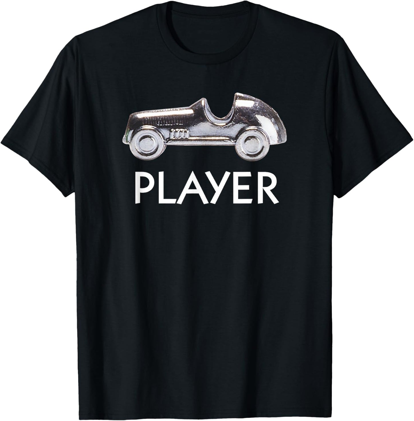 Monopoly Classic Car Player Icon Game Piece Logo T-Shirt - T-Shirt | Black
