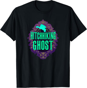 Hitchhiking Ghost Halloween Party T-Shirt - T-Shirt | Black