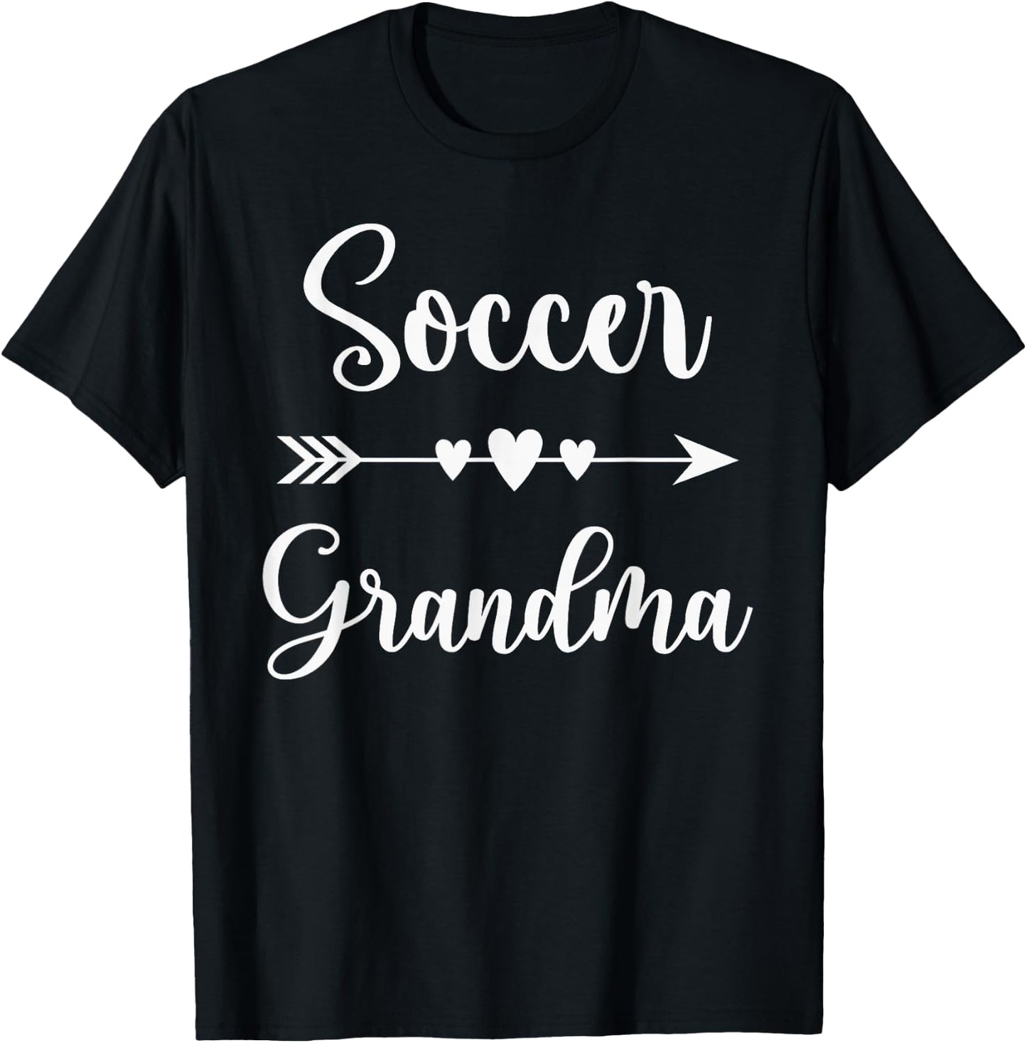 Soccer Grandma Soccer Game Day Cheer Grandma T-Shirt - T-Shirt | Black