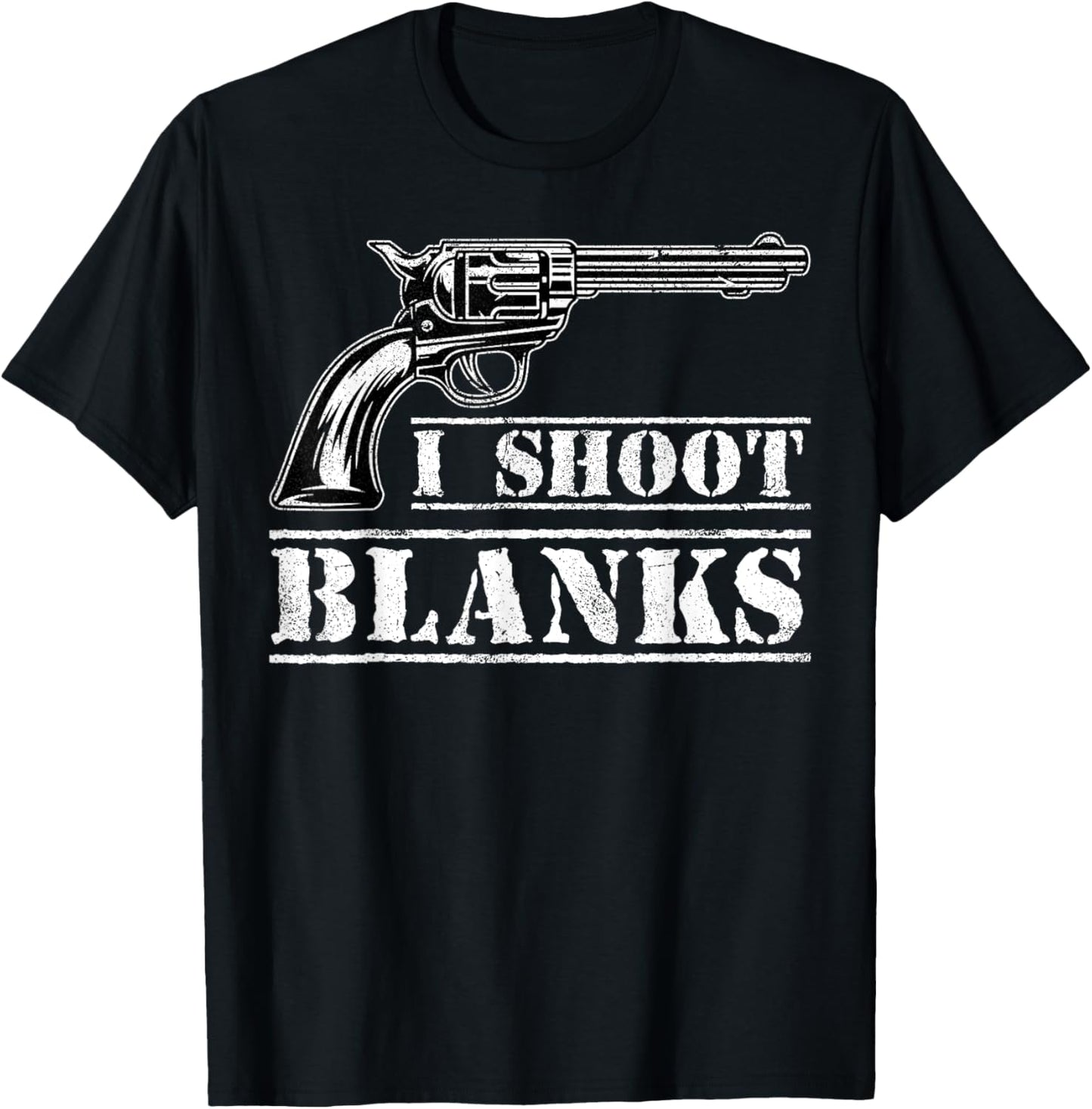 I Shoot Blanks T-Shirt - T-Shirt | Black