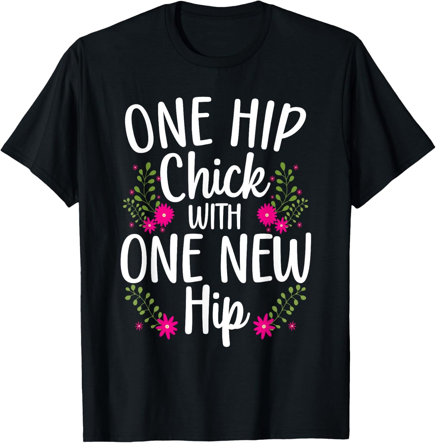 Funny Hip Surgery Art Girls Bionic Hip Replacement T-Shirt - T-Shirt | Black