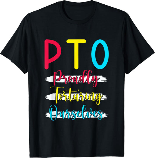 PTO School Parent T-Shirt - T-Shirt | Black