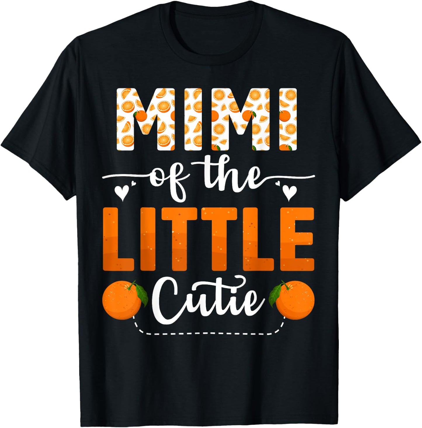 Mimi Of The Little Cutie Orange Clementine Birthday Party T-Shirt - T-Shirt | Black
