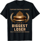 Fantasy Football League Biggest Loser Funny Last Place T-Shirt - T-Shirt | Black