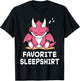 Dragon Dragons Nap Sleeping Sleep Pajama Pajamas Nightgown T-Shirt - T-Shirt | Black