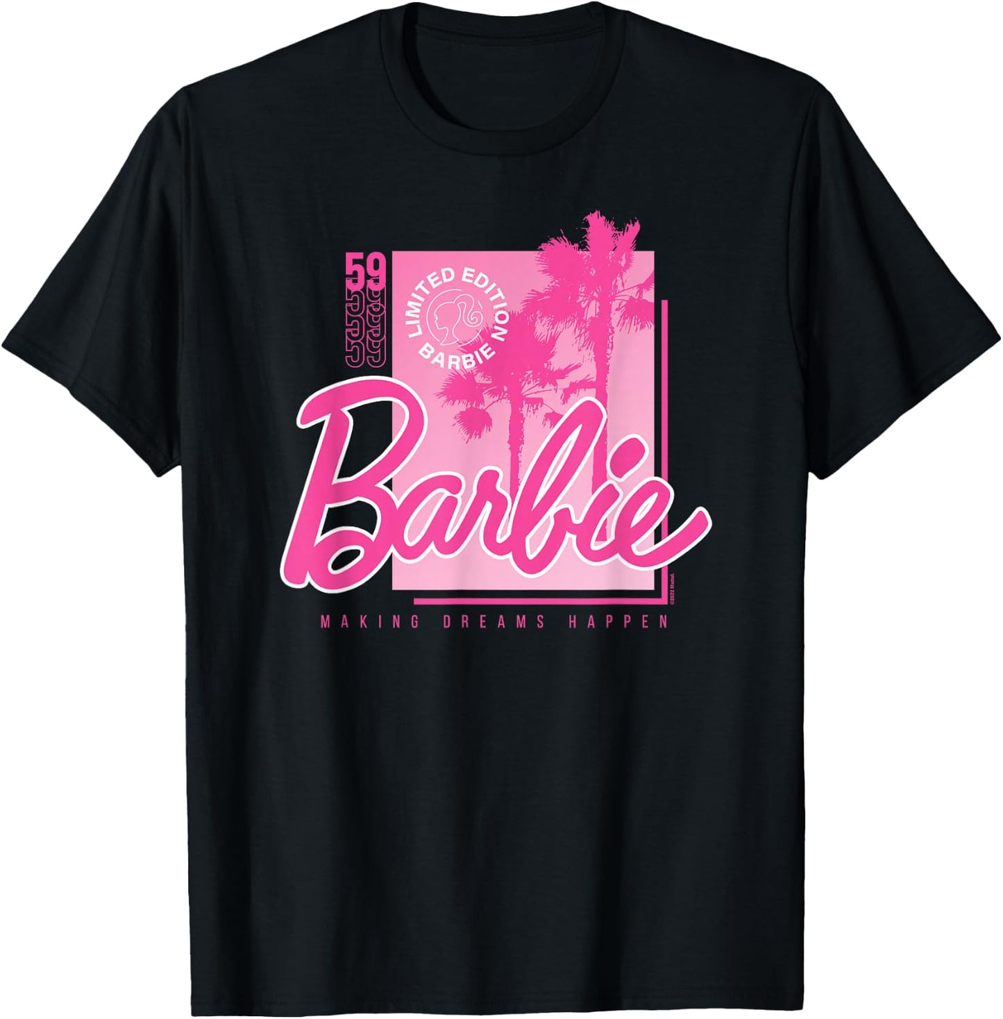 Barbie - Barbie Pink Core T-Shirt - T-Shirt | Black