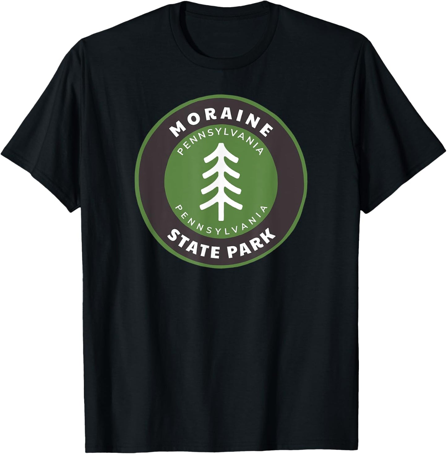 Moraine State Park Pennsylvania PA Vacation Souvenir T-Shirt - T-Shirt | Black