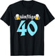 Zünftige 40 October Gift 40th Birthday Oktoberfest T-Shirt - T-Shirt | Black