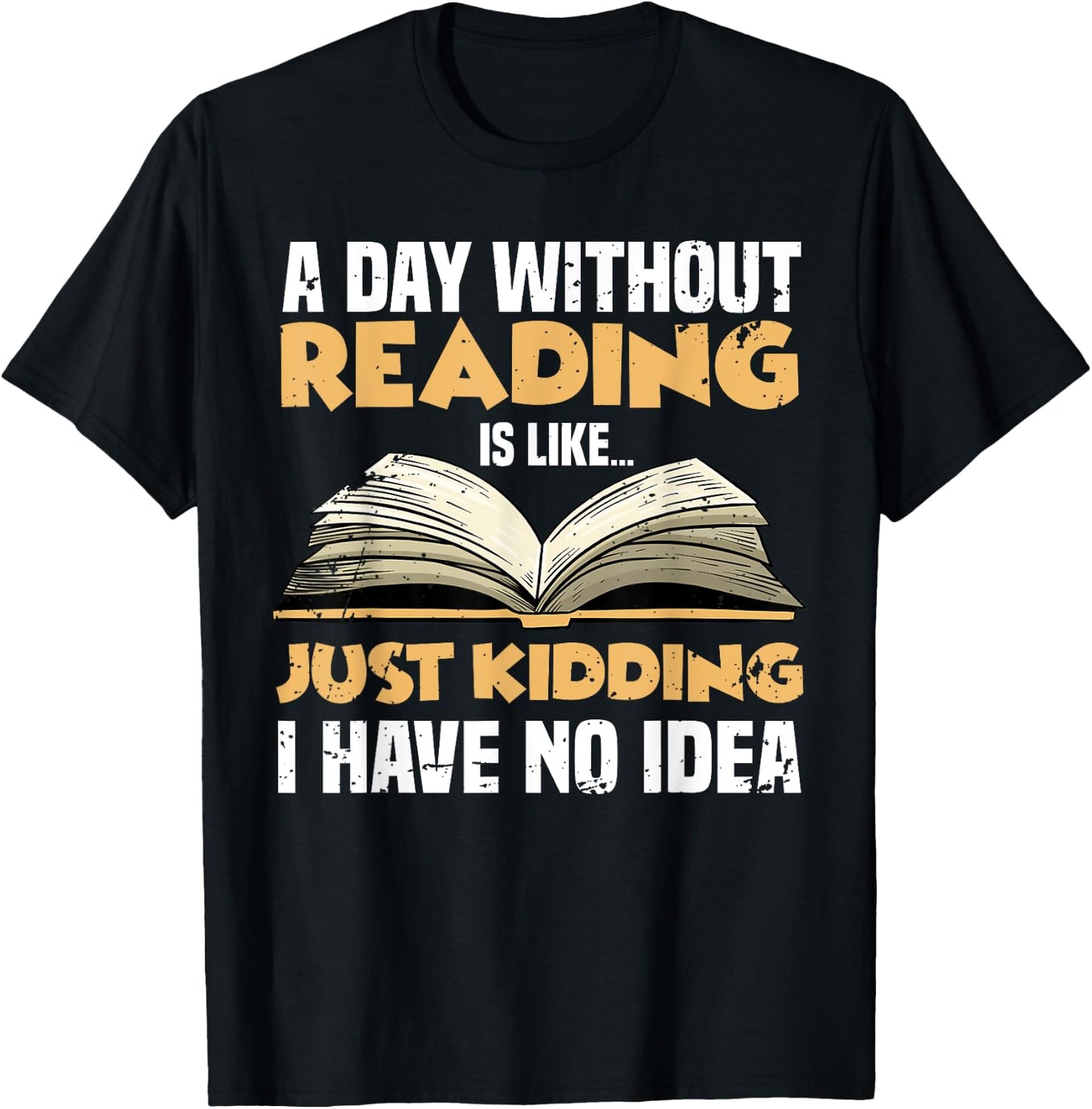 Funny Reading Art Women Reader Book Lover Bookworm T-Shirt - T-Shirt | Black