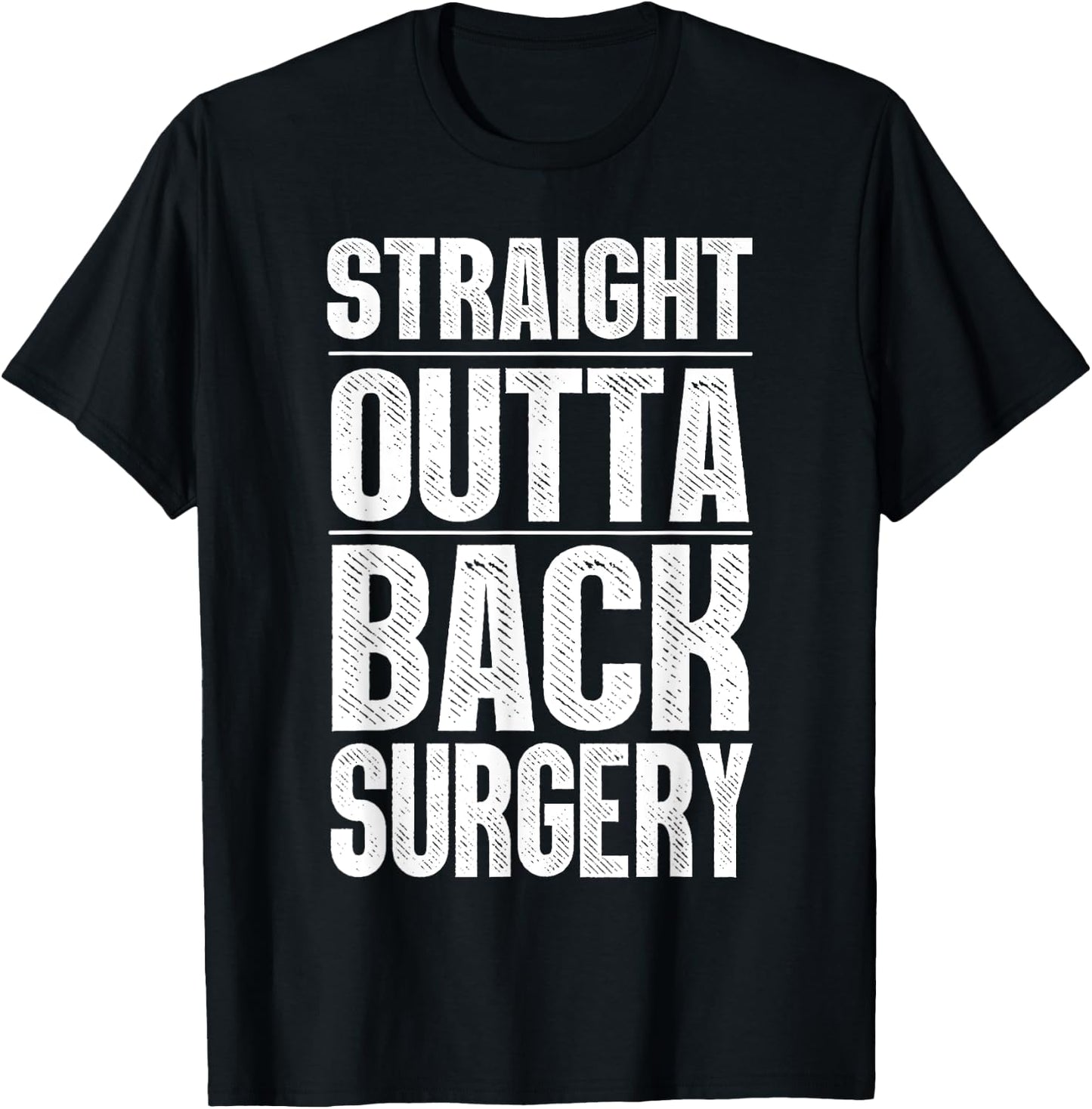Funny Back Surgery Women Spine Post Surgery Recovery T-Shirt - T-Shirt | Black