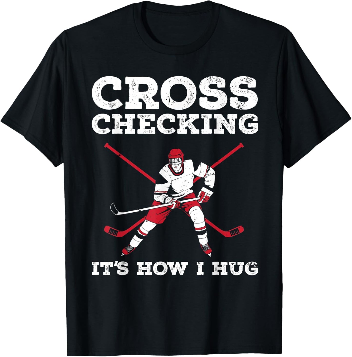 Funny Ice Hockey Art Women Ice Hockey Lover Coach T-Shirt - T-Shirt | Black