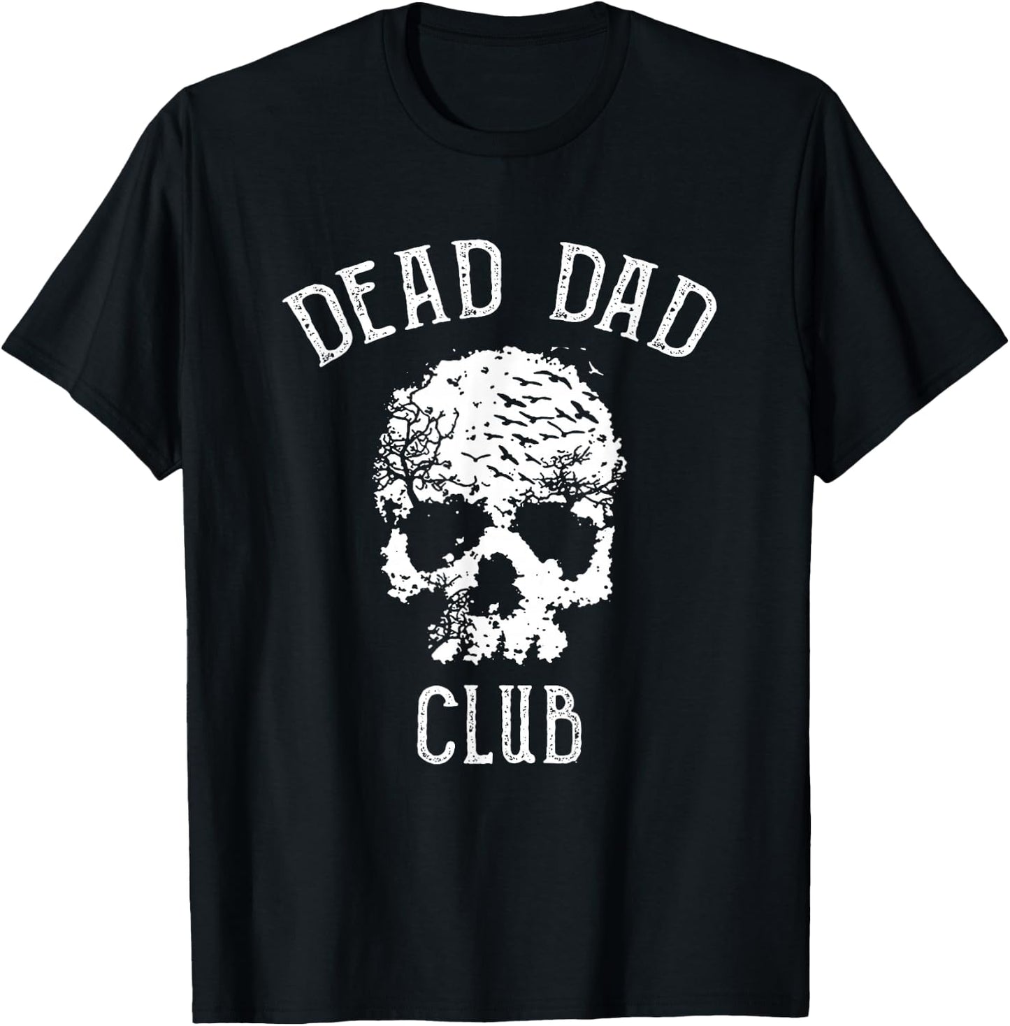 Dead Dad Club Retro Vintage T-Shirt - T-Shirt | Black