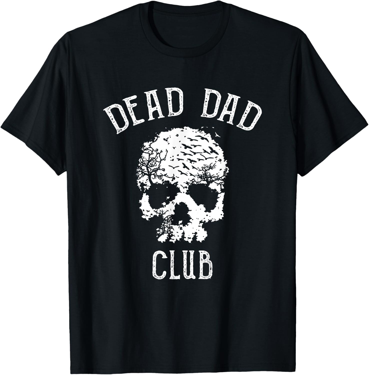 Dead Dad Club Retro Vintage T-Shirt - T-Shirt | Black