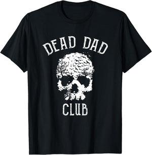 Dead Dad Club Retro Vintage T-Shirt - T-Shirt | Black