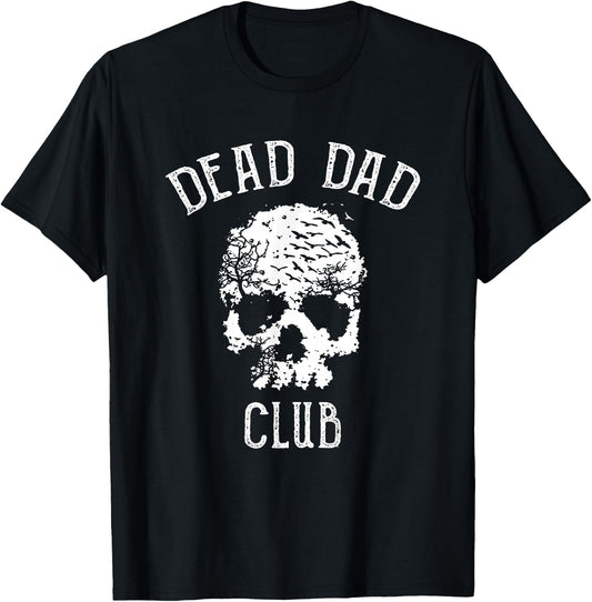 Dead Dad Club Retro Vintage T-Shirt - T-Shirt | Black