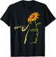 Best Cat Mom Ever Sunflower Mother's Day Gifts for Cat Lover T-Shirt - T-Shirt | Black