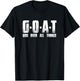 G O A T God Over All Thing Man Of-God Goat Christian Thing T-Shirt - T-Shirt | Black