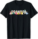 Disney Princess Squad Grandpa Family Trip Vacation Reunion T-Shirt - T-Shirt | Black