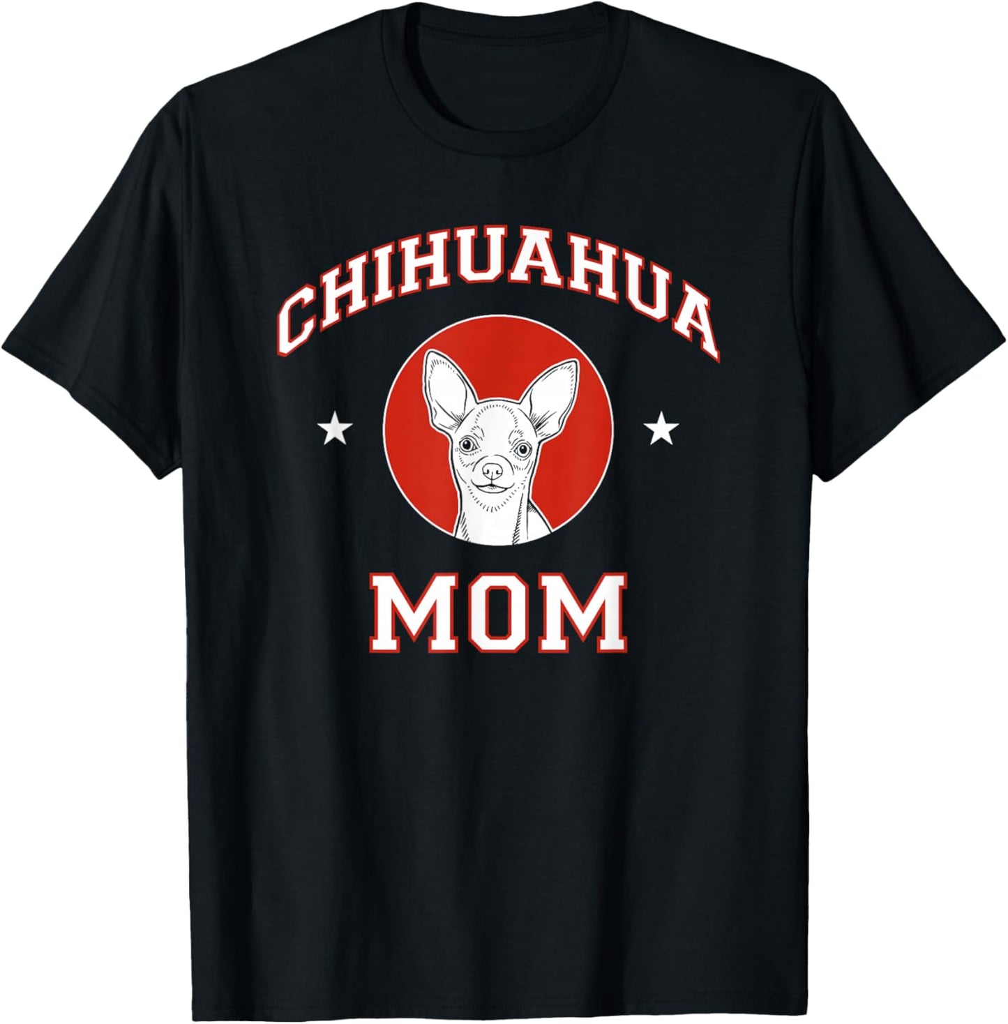 Chihuahua Mom Dog Mother T-Shirt - T-Shirt | Black