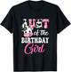 Aunt Of The Birthday Girl Farm Cow 1St Birthday Girl T-Shirt - T-Shirt | Black