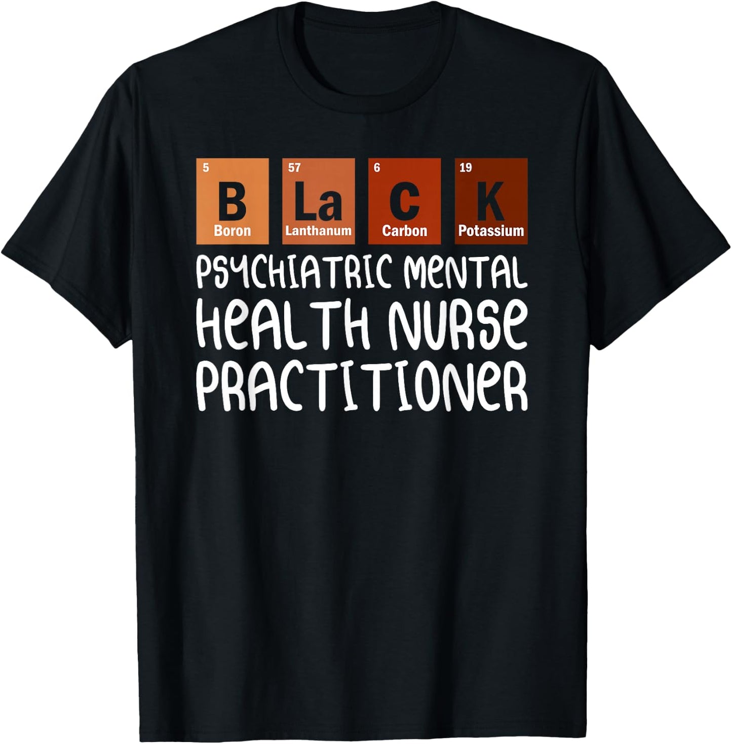 PMHNP Psychiatric Mental Health Nurse Practitioner Nurses T-Shirt - T-Shirt | Black