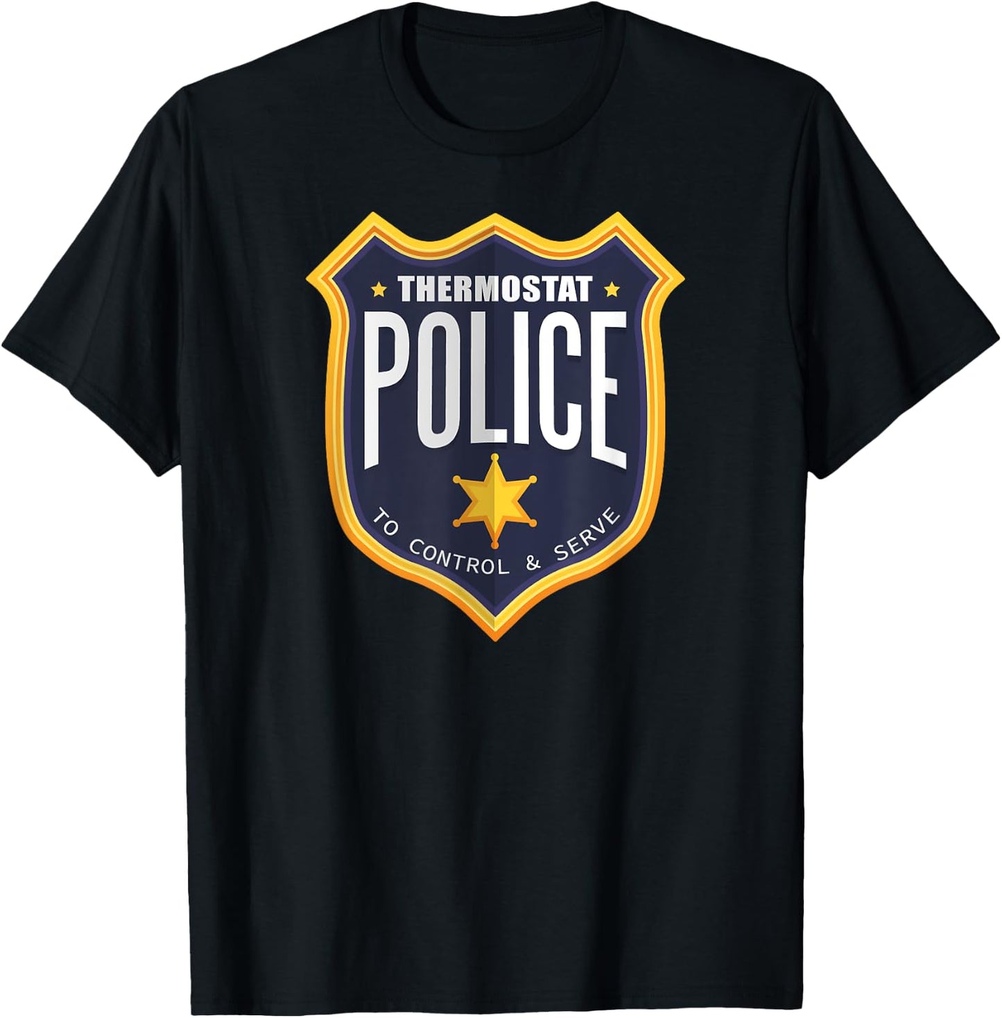 Thermostat Police T-Shirt - T-Shirt | Black