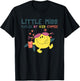 Funny Little Miss Fueled By Iced Coffee T-Shirt - T-Shirt | Black