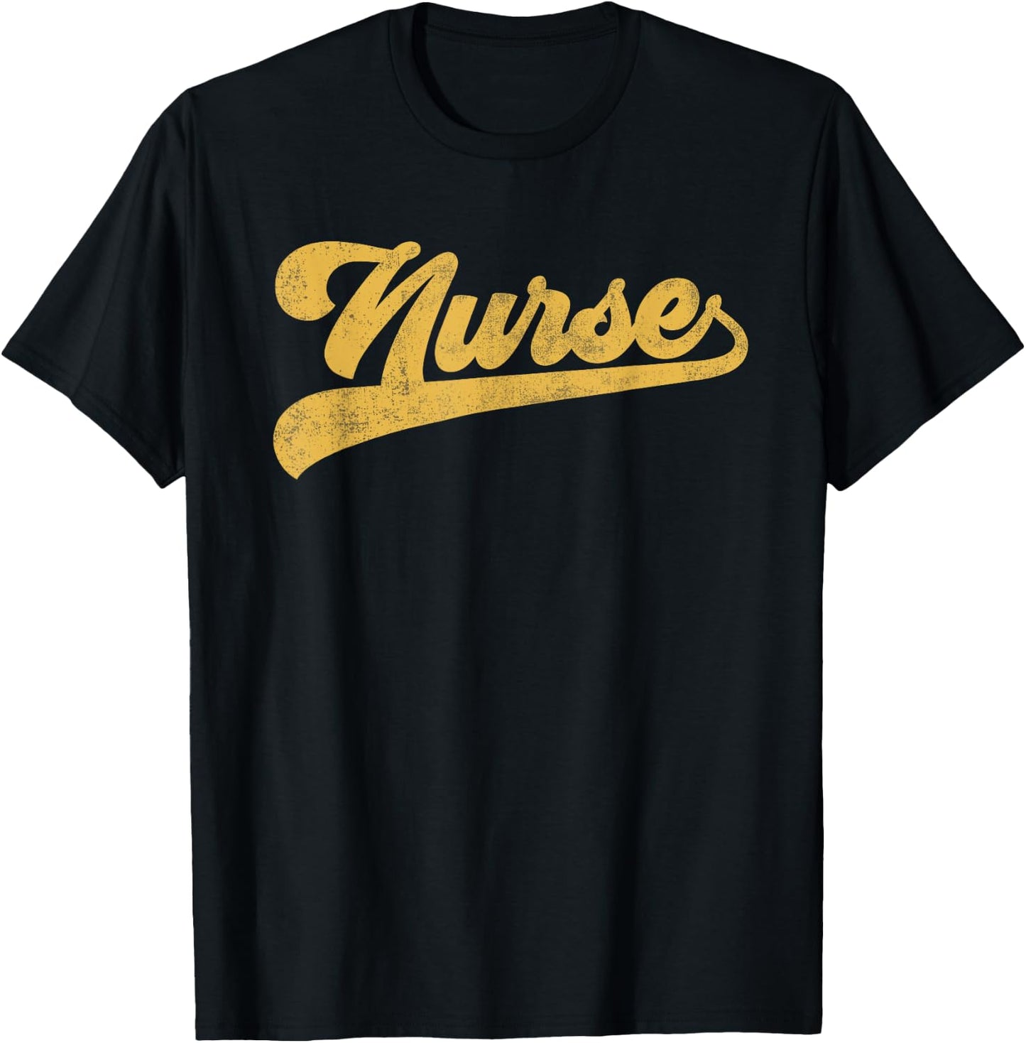Nurse Cute Vintage Graphic Nursing T-Shirt - T-Shirt | Black
