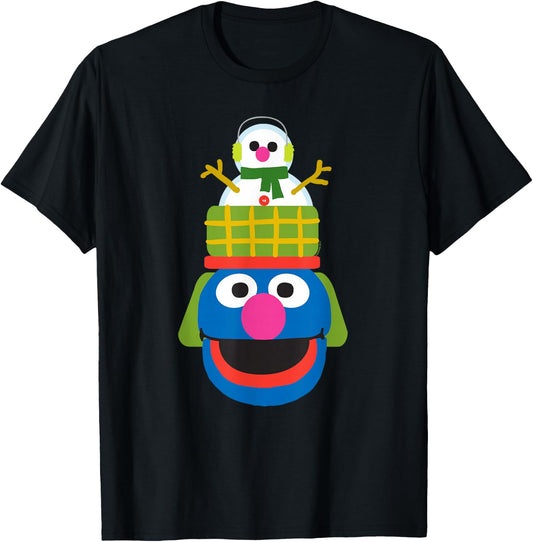 Sesame Street Christmas Nutcracker Grover T-Shirt - T-Shirt | Black
