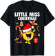 Little Miss Christmas T-Shirt - T-Shirt | Black