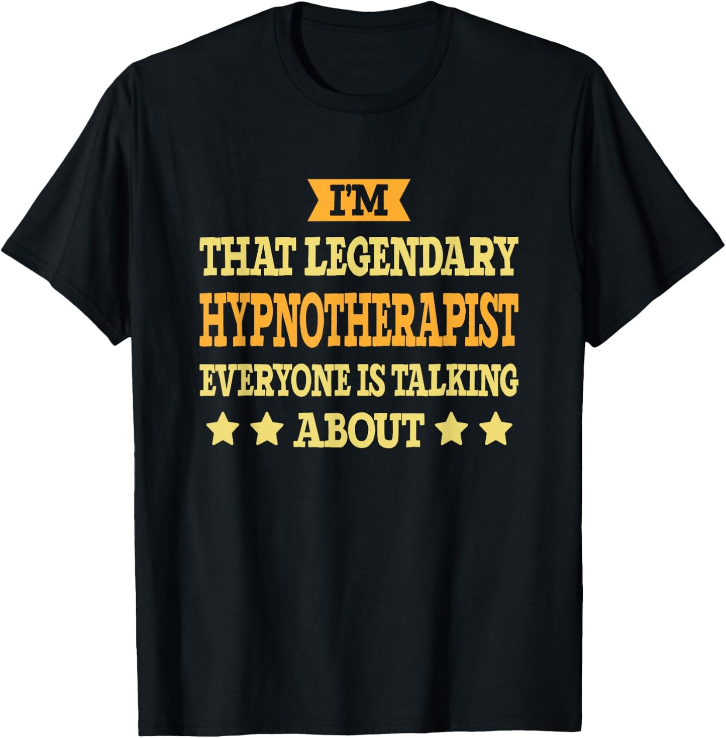Hypnotherapist Job Title Employee Worker Hypnotherapist T-Shirt - T-Shirt | Black